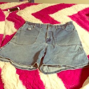 Jean shorts, size 15